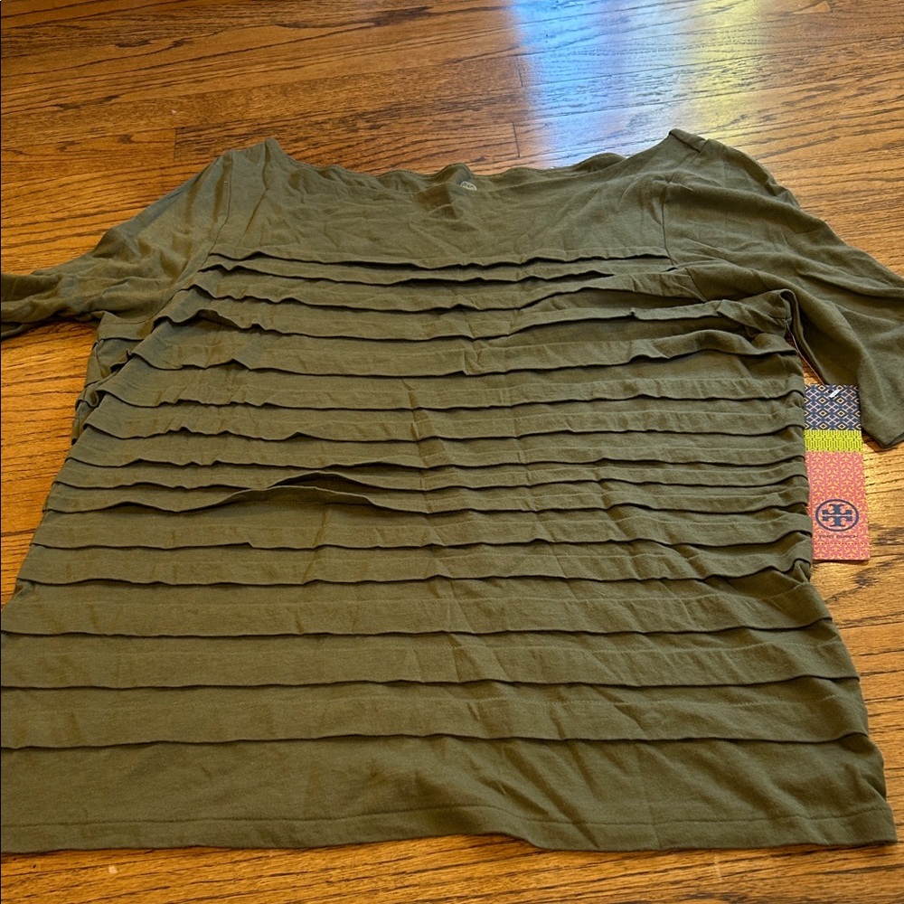 Tory Burch Herve Top Green Khaki